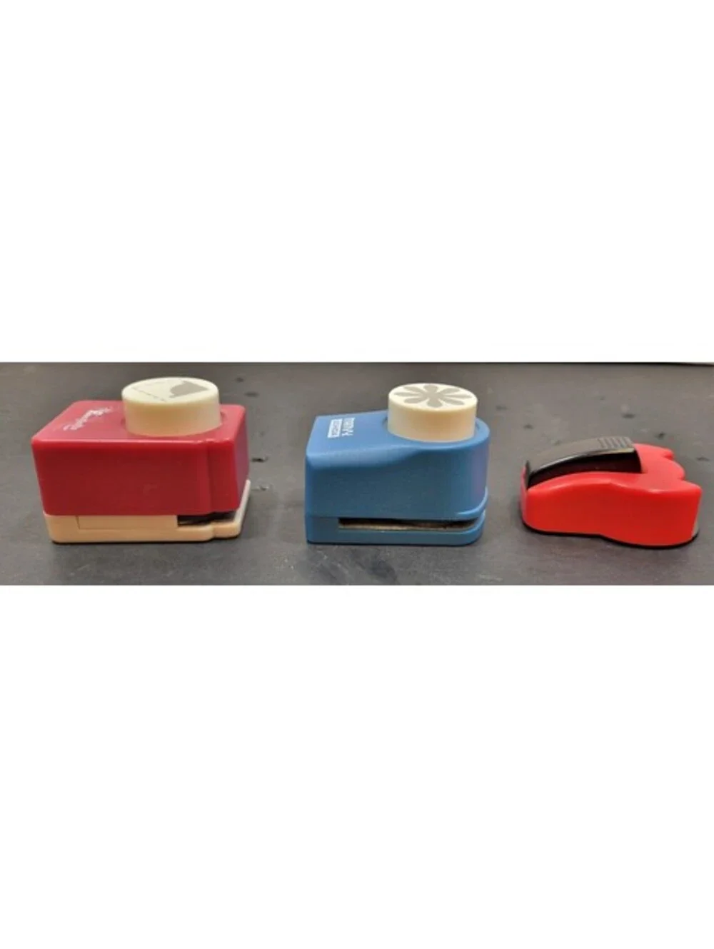 Assorted Craft Supplies - Paper Punches, Roller Stamp & Crafting Pliers-Lot of 6
